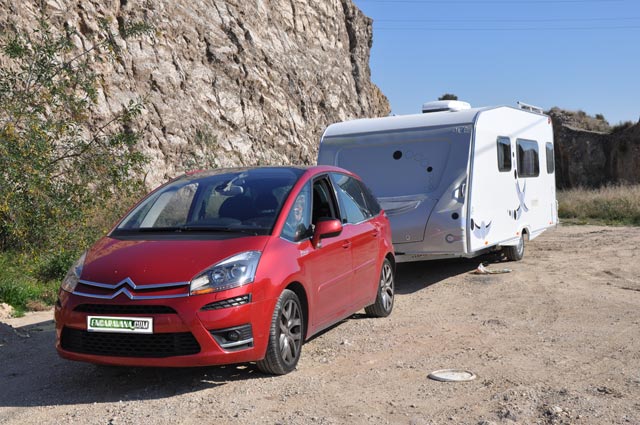 La Excentric con un Citroën C4 Picasso
