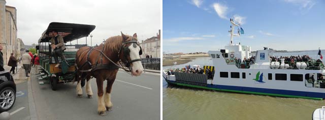 Visita a La Rochelle en coche de caballos, y a la isla d’Aix en barco
