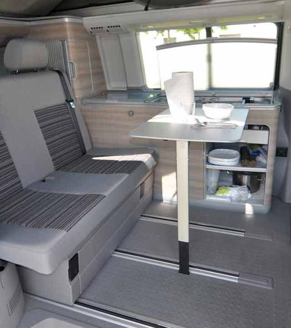 Salón-cocina del Volkswagen