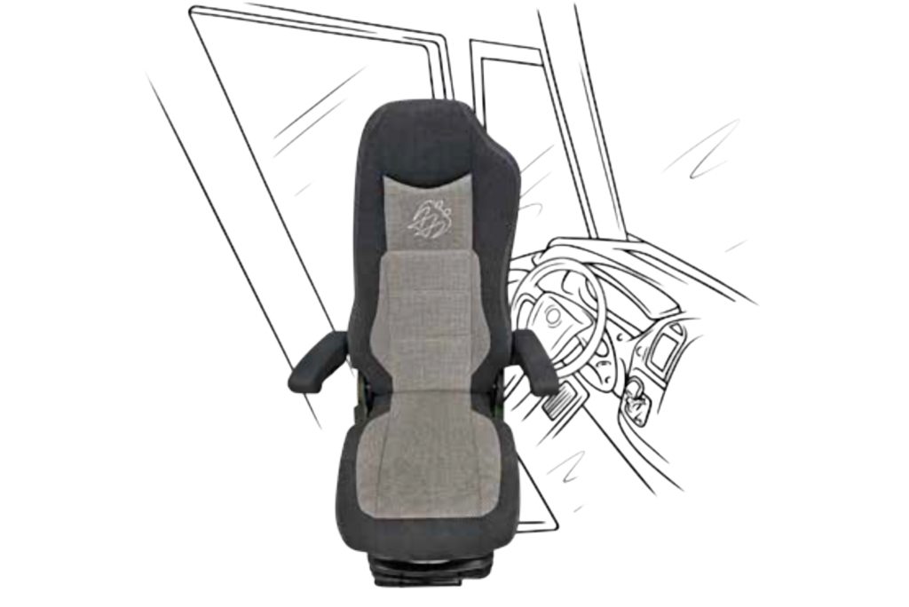 Autocaravanas KNAUS 5 Asiento de cabina Grammer Luxury en integrales