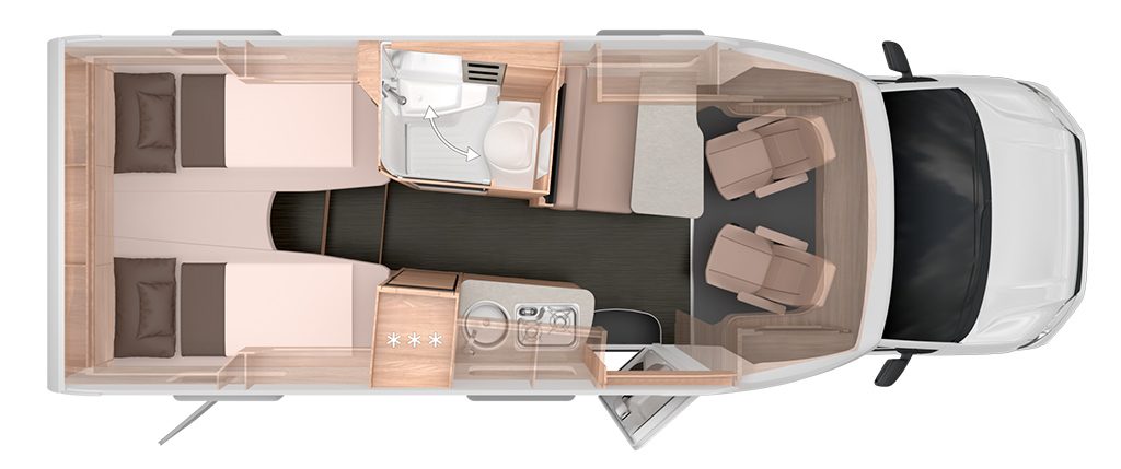 Autocaravanas KNAUS 8 Van TI Plus 650 MEG