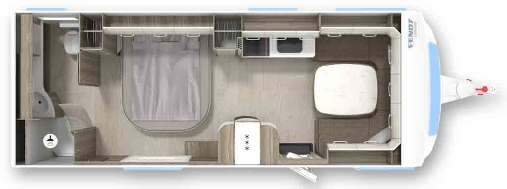 FENDT CARAVANA 9 Tendenza 650 SFD SFDW