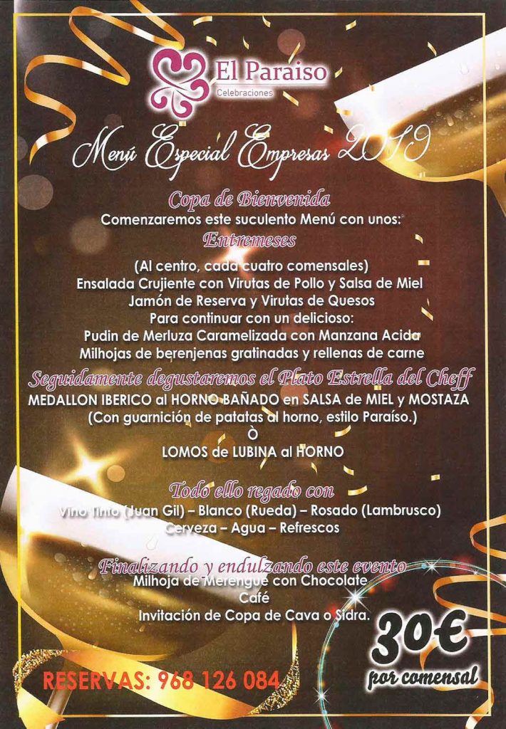 CENA NAVIDAD 2019