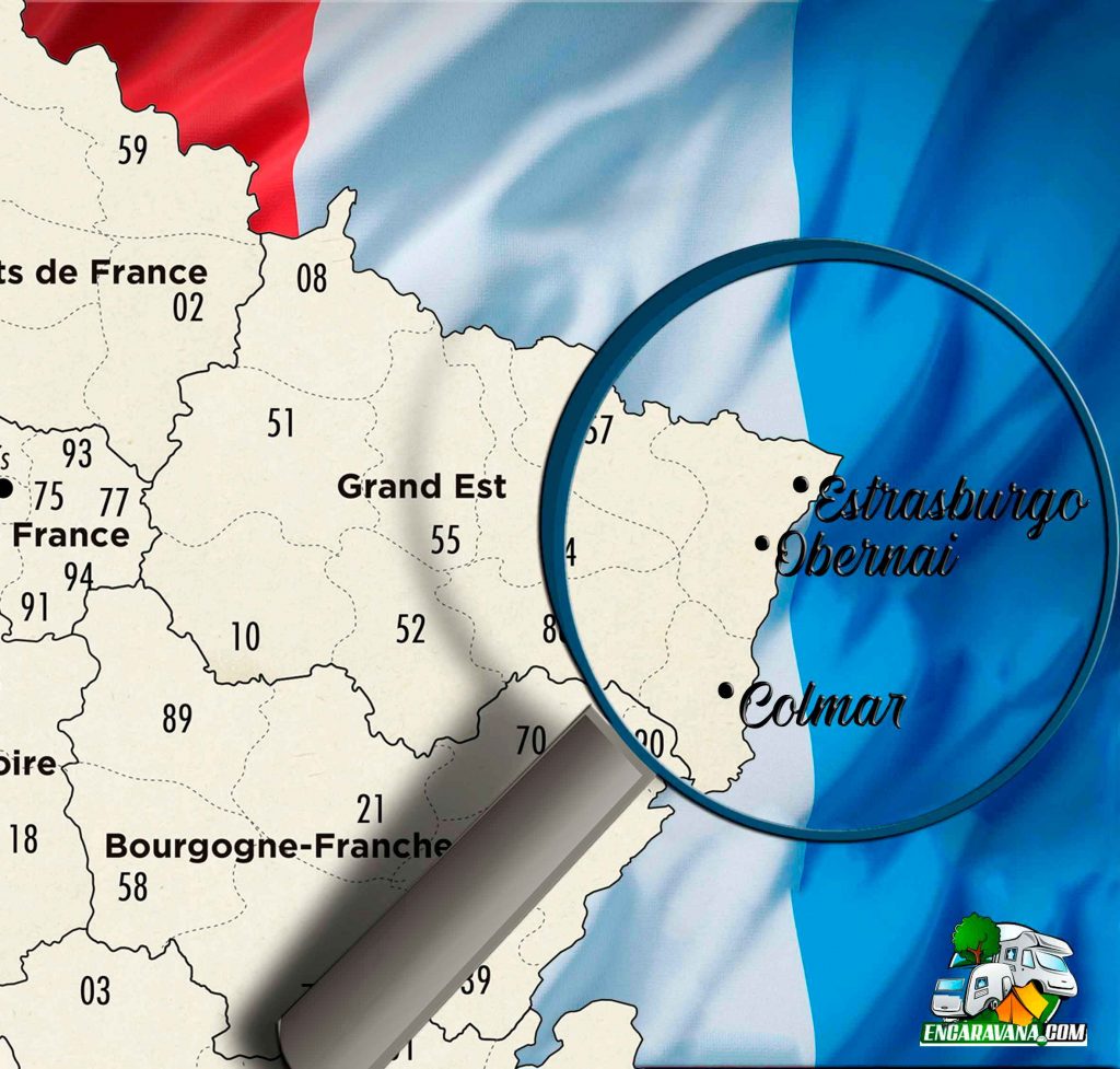 Alsacia mapa