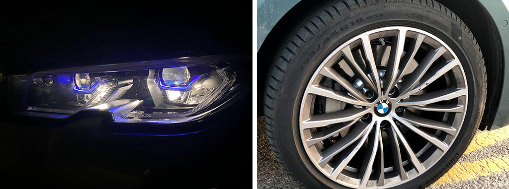 Llantas y faros del BMW Serie 3 xDrive Touring BMW Serie 3 xDrive Touring