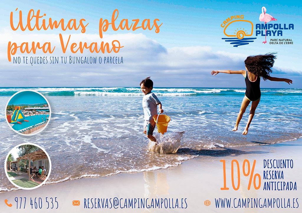 Camping Ampolla Playa Oferta ENCARAVANA